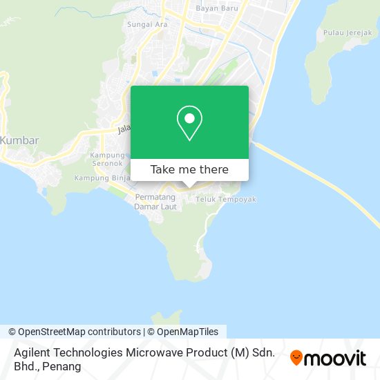 Agilent Technologies Microwave Product (M) Sdn. Bhd. map