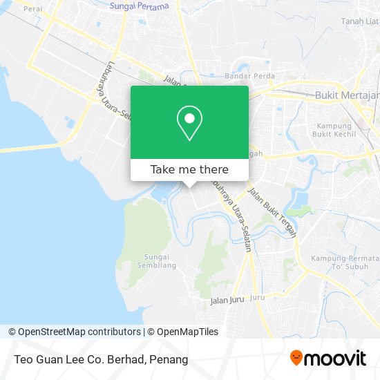 Teo Guan Lee Co. Berhad map