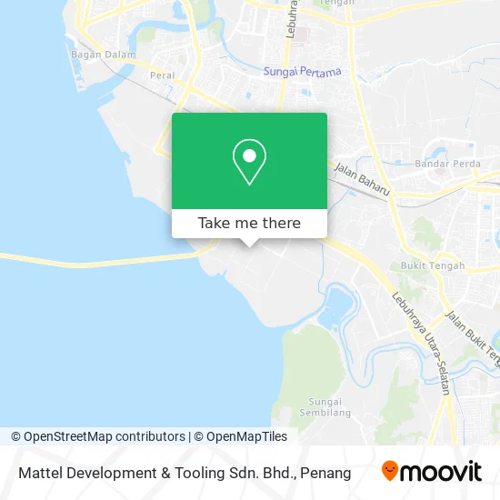 Mattel Development & Tooling Sdn. Bhd. map