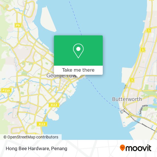 Hong Bee Hardware map