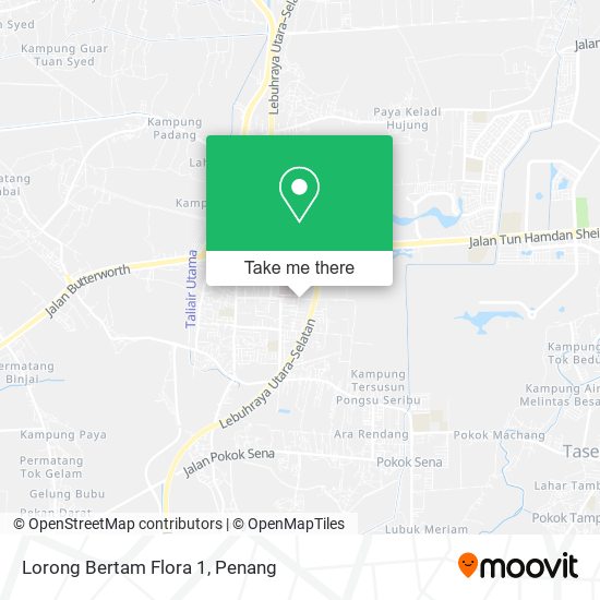 Peta Lorong Bertam Flora 1