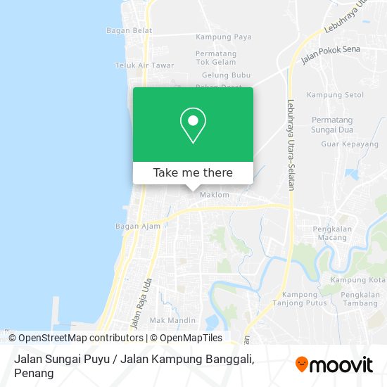 Jalan Sungai Puyu / Jalan Kampung Banggali map