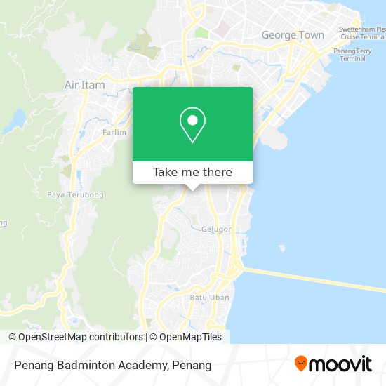 Penang Badminton Academy map