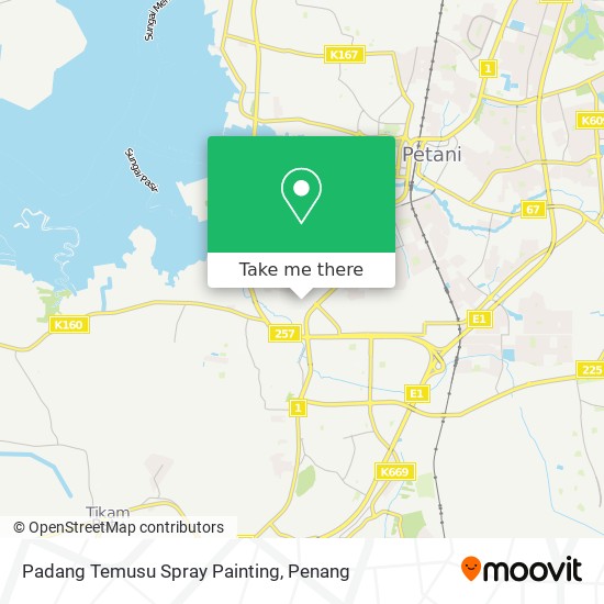 Peta Padang Temusu Spray Painting
