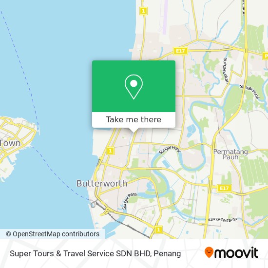 Super Tours & Travel Service SDN BHD map