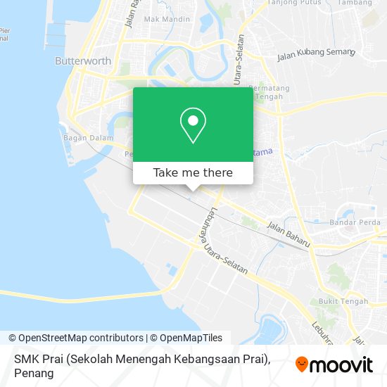 SMK Prai (Sekolah Menengah Kebangsaan Prai) map