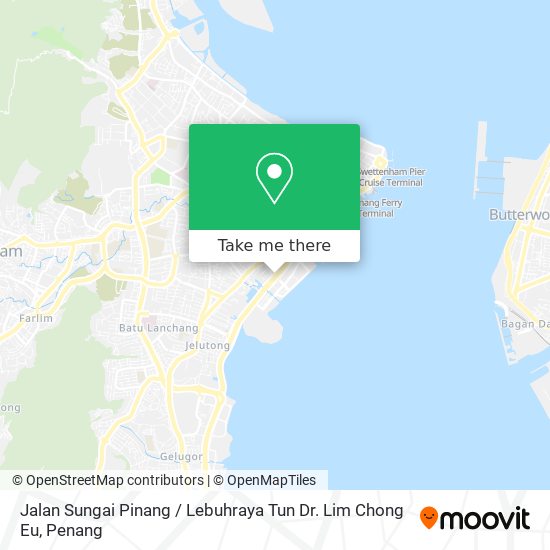 Jalan Sungai Pinang / Lebuhraya Tun Dr. Lim Chong Eu map