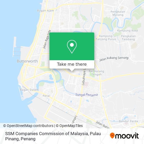 Peta SSM Companies Commission of Malaysia, Pulau Pinang