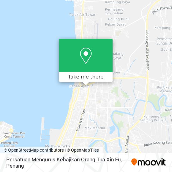 Persatuan Mengurus Kebajikan Orang Tua Xin Fu map