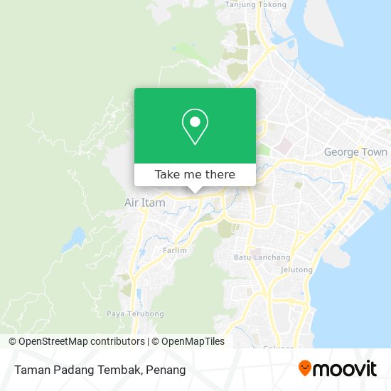 Peta Taman Padang Tembak