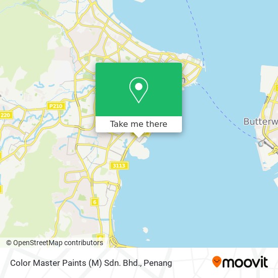 Color Master Paints (M) Sdn. Bhd. map