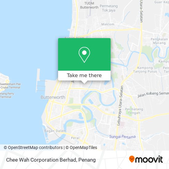 Chee Wah Corporation Berhad map