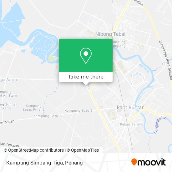 Kampung Simpang Tiga map