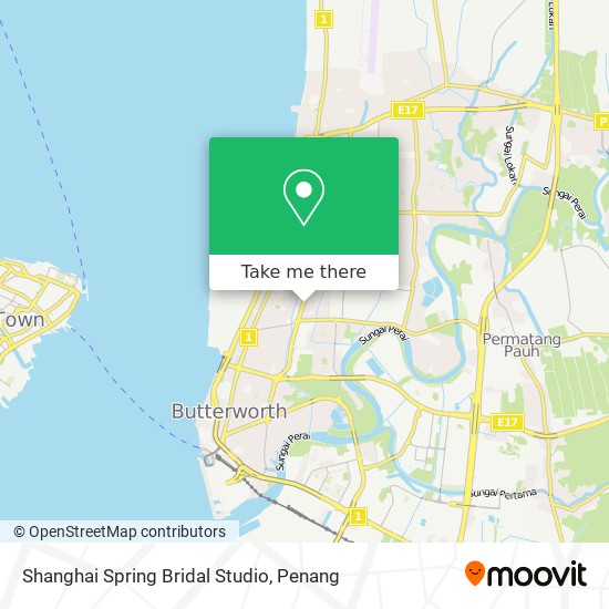 Shanghai Spring Bridal Studio map