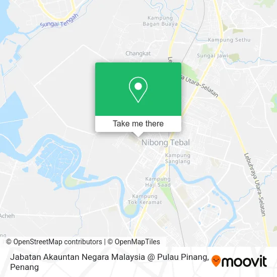 Peta Jabatan Akauntan Negara Malaysia @ Pulau Pinang