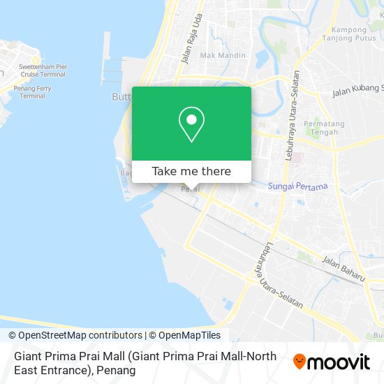 Peta Giant Prima Prai Mall (Giant Prima Prai Mall-North East Entrance)