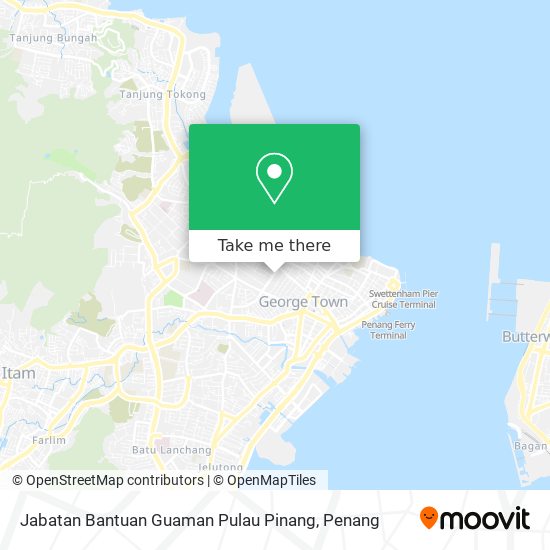 Peta Jabatan Bantuan Guaman Pulau Pinang