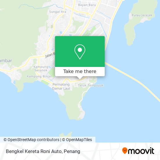 Bengkel Kereta Roni Auto map