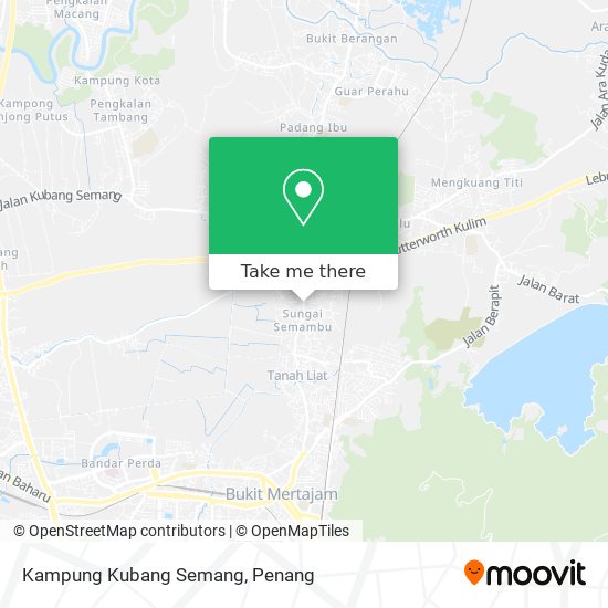 Peta Kampung Kubang Semang