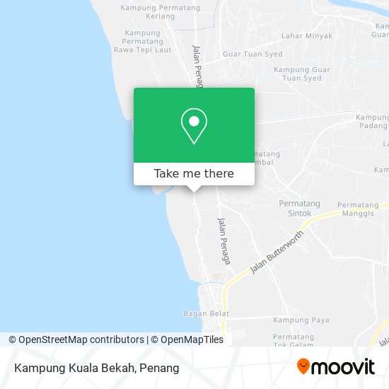 Peta Kampung Kuala Bekah