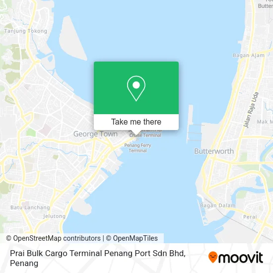 Prai Bulk Cargo Terminal Penang Port Sdn Bhd map