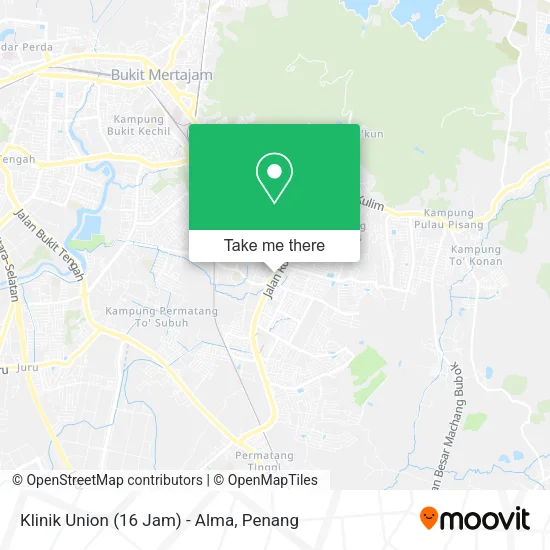 Klinik Union (16 Jam) - Alma map