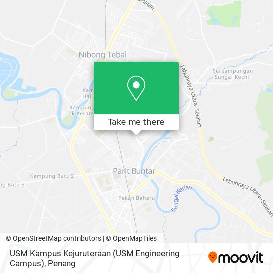 USM Kampus Kejuruteraan (USM Engineering Campus) map