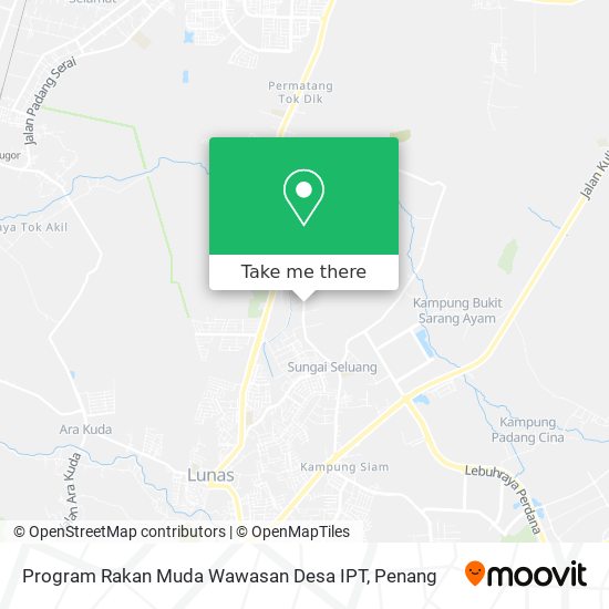 Peta Program Rakan Muda Wawasan Desa IPT