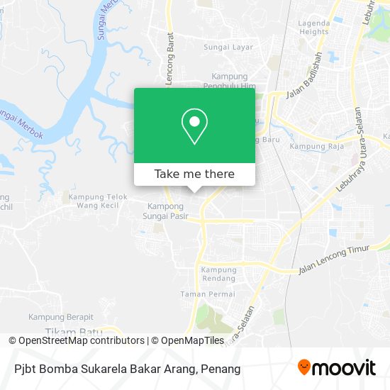 Pjbt Bomba Sukarela Bakar Arang map