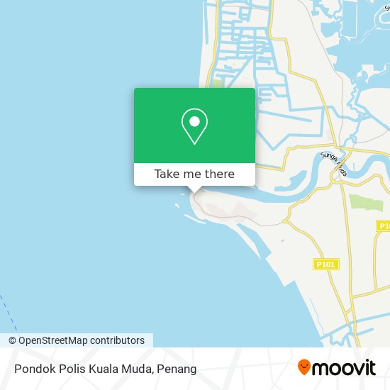 Pondok Polis Kuala Muda map