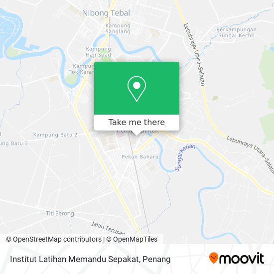 Institut Latihan Memandu Sepakat map