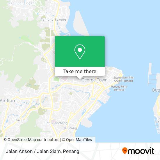 Jalan Anson / Jalan Siam map