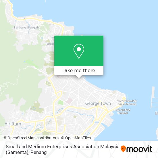 Small and Medium Enterprises Association Malaysia (Samenta) map