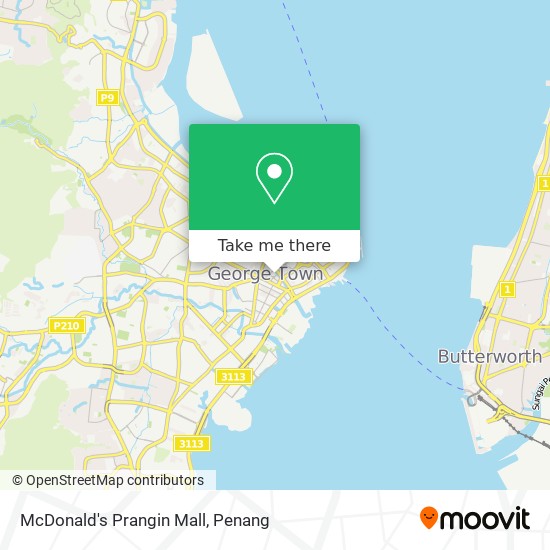 McDonald's Prangin Mall map