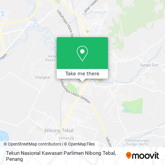 Peta Tekun Nasional Kawasan Parlimen Nibong Tebal