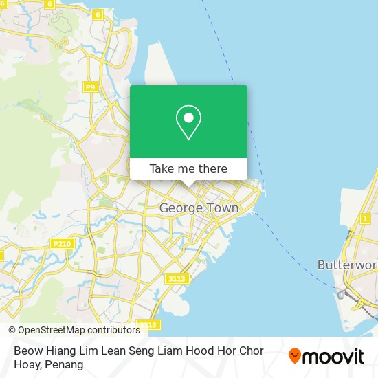 Beow Hiang Lim Lean Seng Liam Hood Hor Chor Hoay map