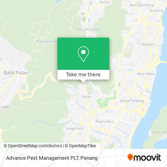 Advance Pest Management PLT map