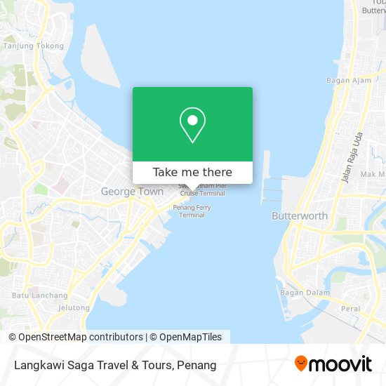 Peta Langkawi Saga Travel & Tours