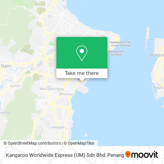 Kangaroo Worldwide Express (UM) Sdn Bhd map