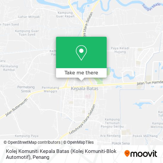 Kolej Komuniti Kepala Batas (Kolej Komuniti-Blok Automotif) map