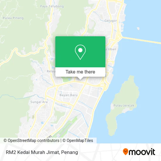 RM2 Kedai Murah Jimat map