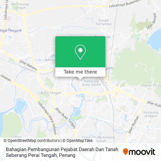 Peta Bahagian Pembangunan Pejabat Daerah Dan Tanah Seberang Perai Tengah