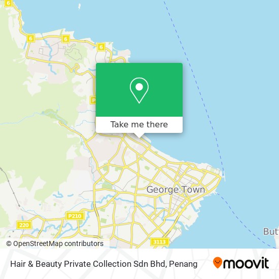 Hair & Beauty Private Collection Sdn Bhd map