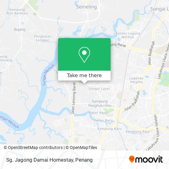 Sg. Jagong Damai Homestay map
