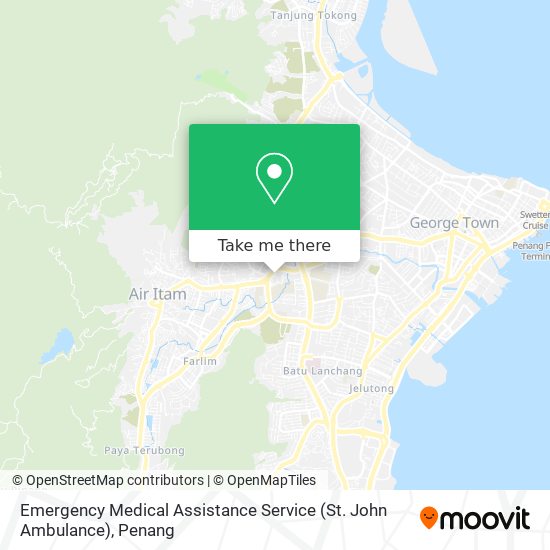 Emergency Medical Assistance Service (St. John Ambulance) map