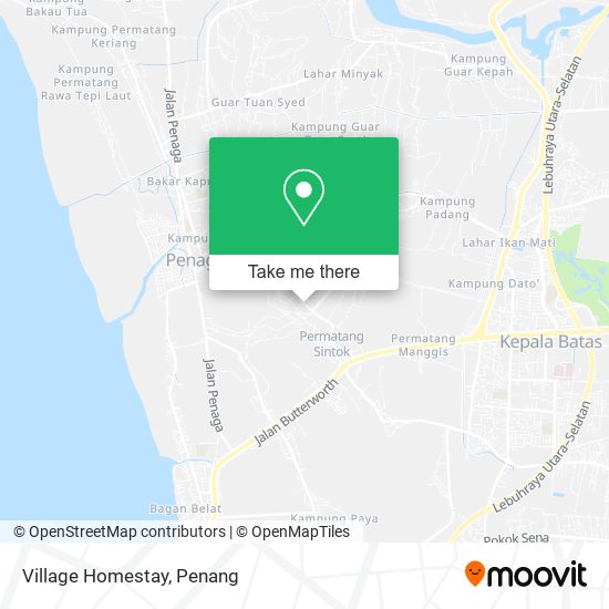 Village Homestay map