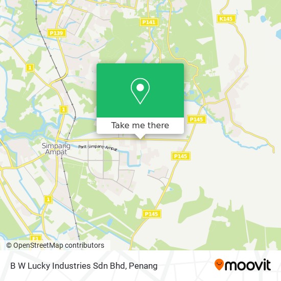 Peta B W Lucky Industries Sdn Bhd