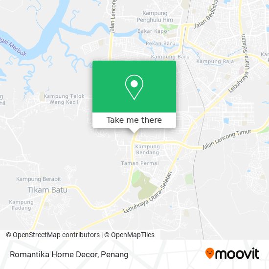 Romantika Home Decor map