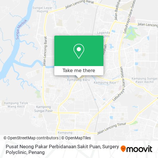 Pusat Neong Pakar Perbidanaan Sakit Puan, Surgery Polyclinic map