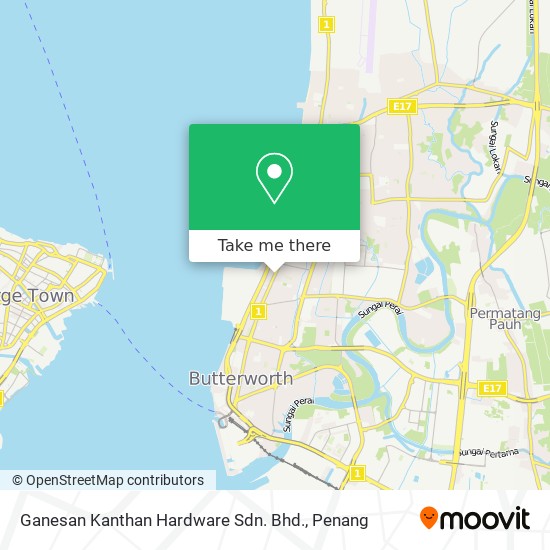 Ganesan Kanthan Hardware Sdn. Bhd. map